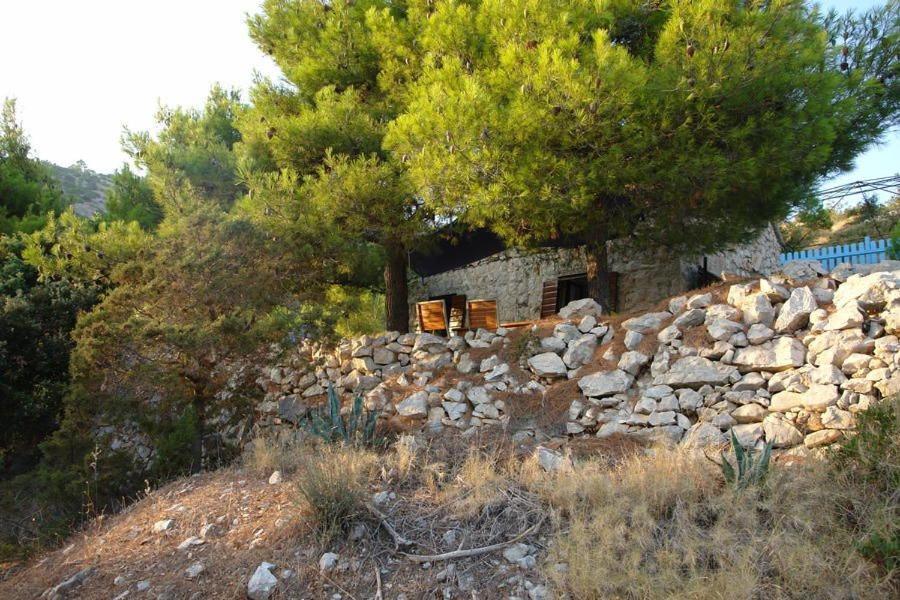 A Small Stone House By The Sea, In A Wineyard Nerezisca Dış mekan fotoğraf